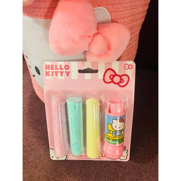 Hello Kitty storage Easter gift basket My Melody and Hello Kitty  Easter plush - Picture 3 of 11